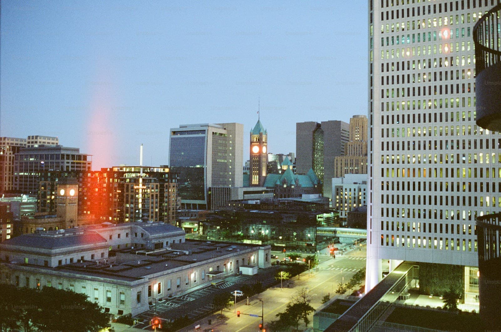 Wichita, Kansas cityscape and street view