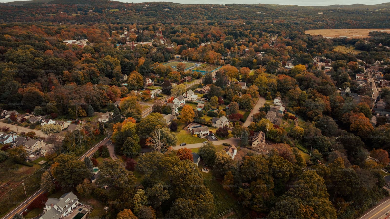 South Bend, Indiana cityscape and street view