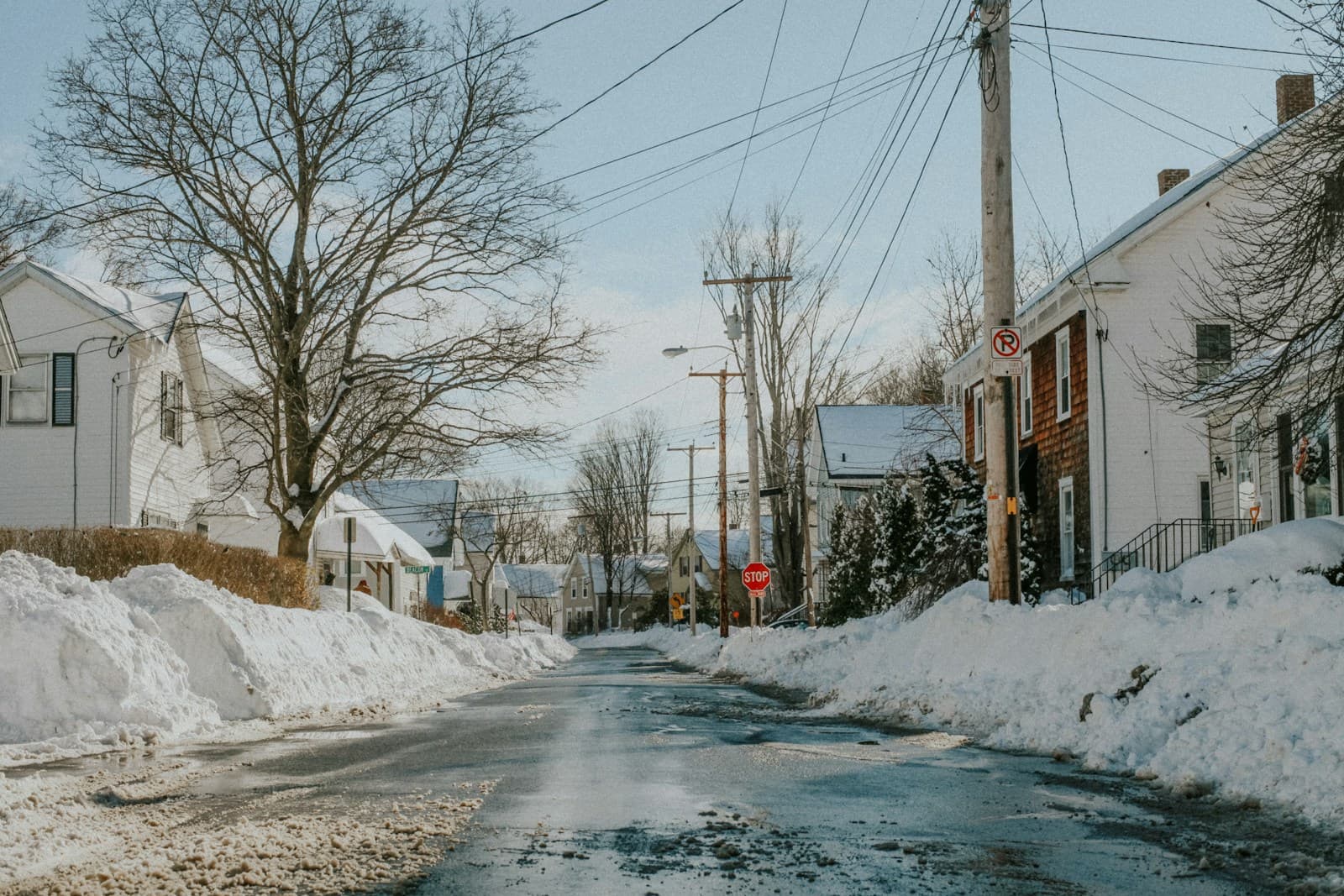 Concord, New Hampshire cityscape and street view