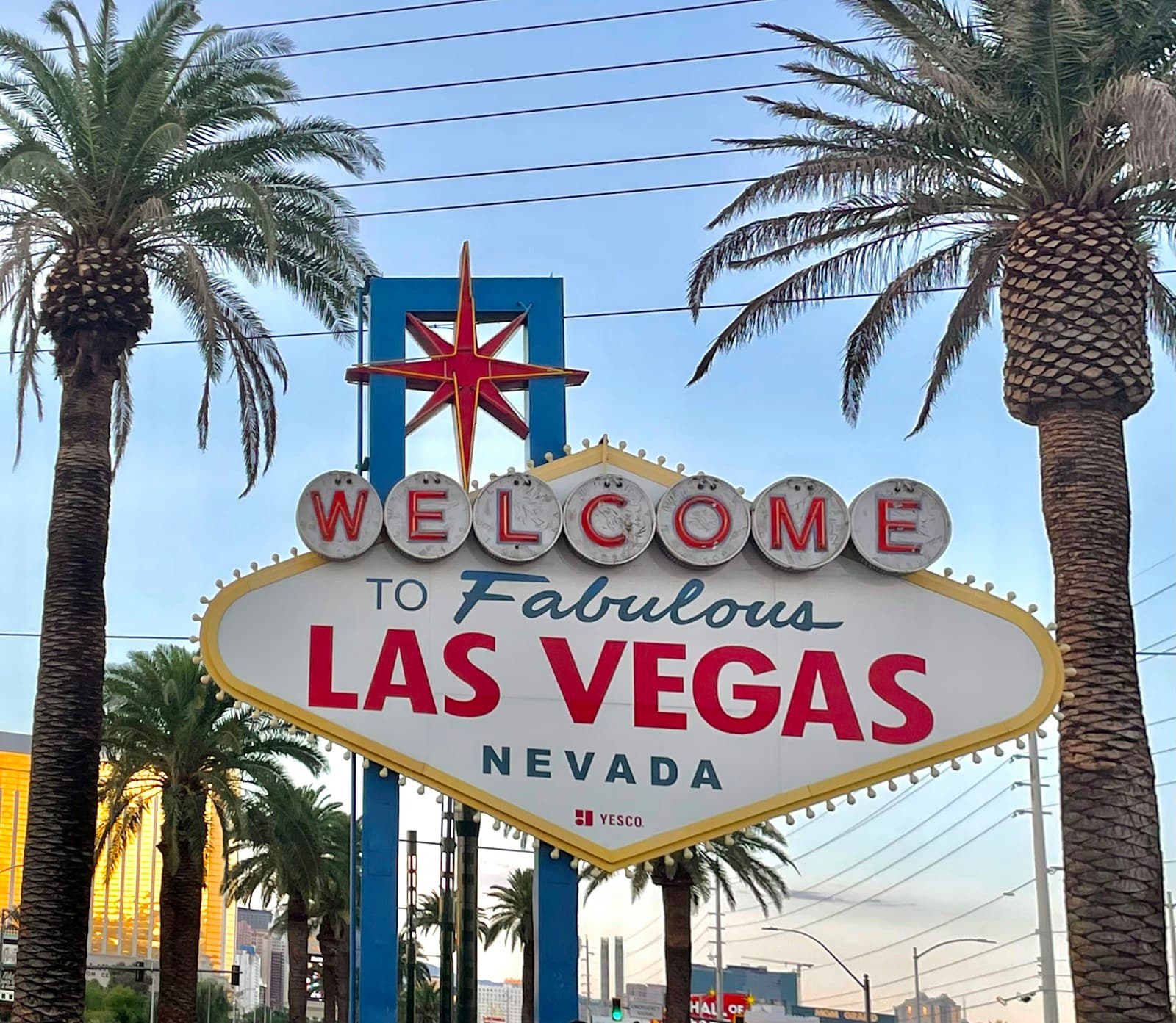 Las Vegas, Nevada cityscape and street view