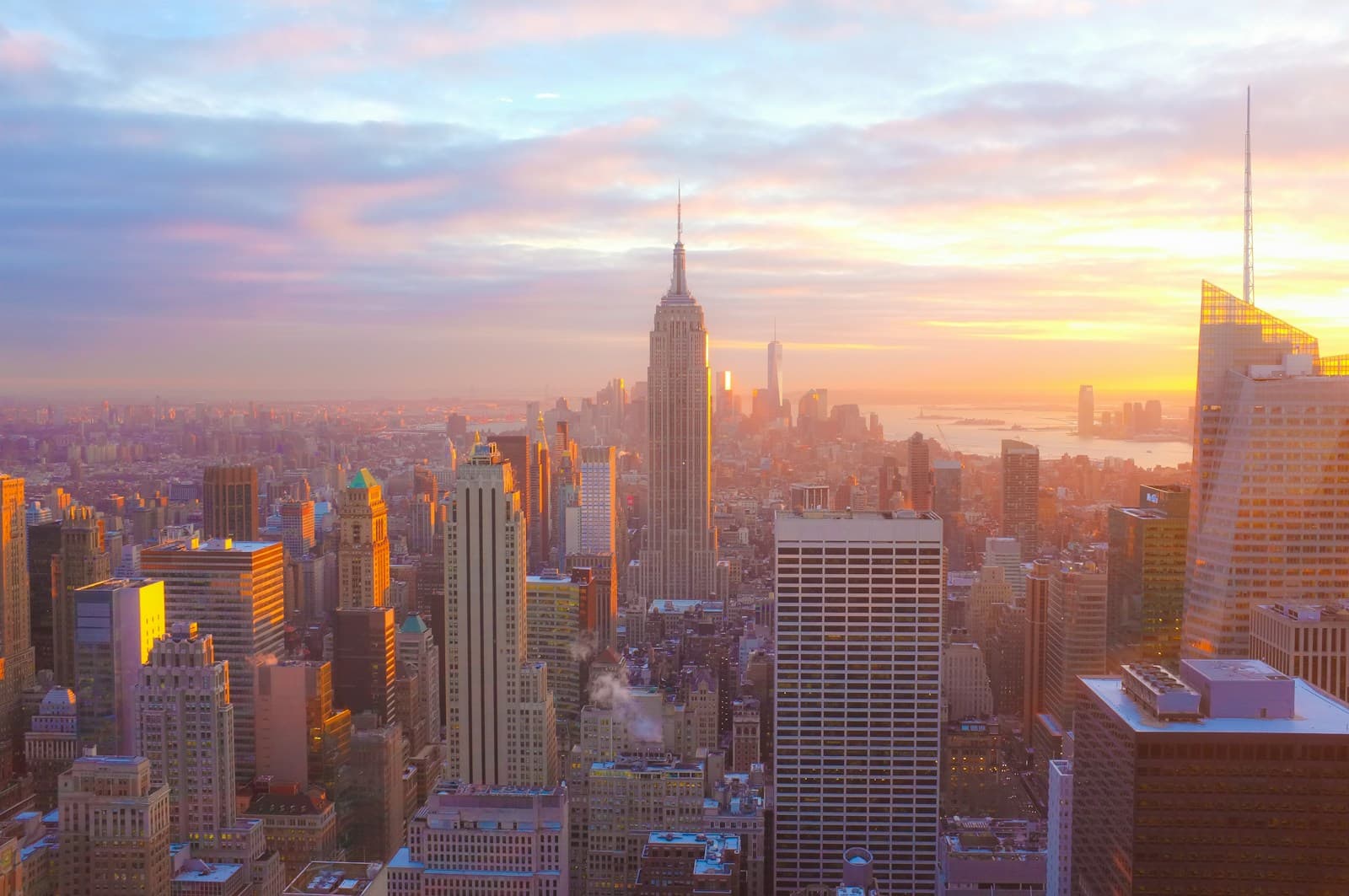 New York cityscape and street view