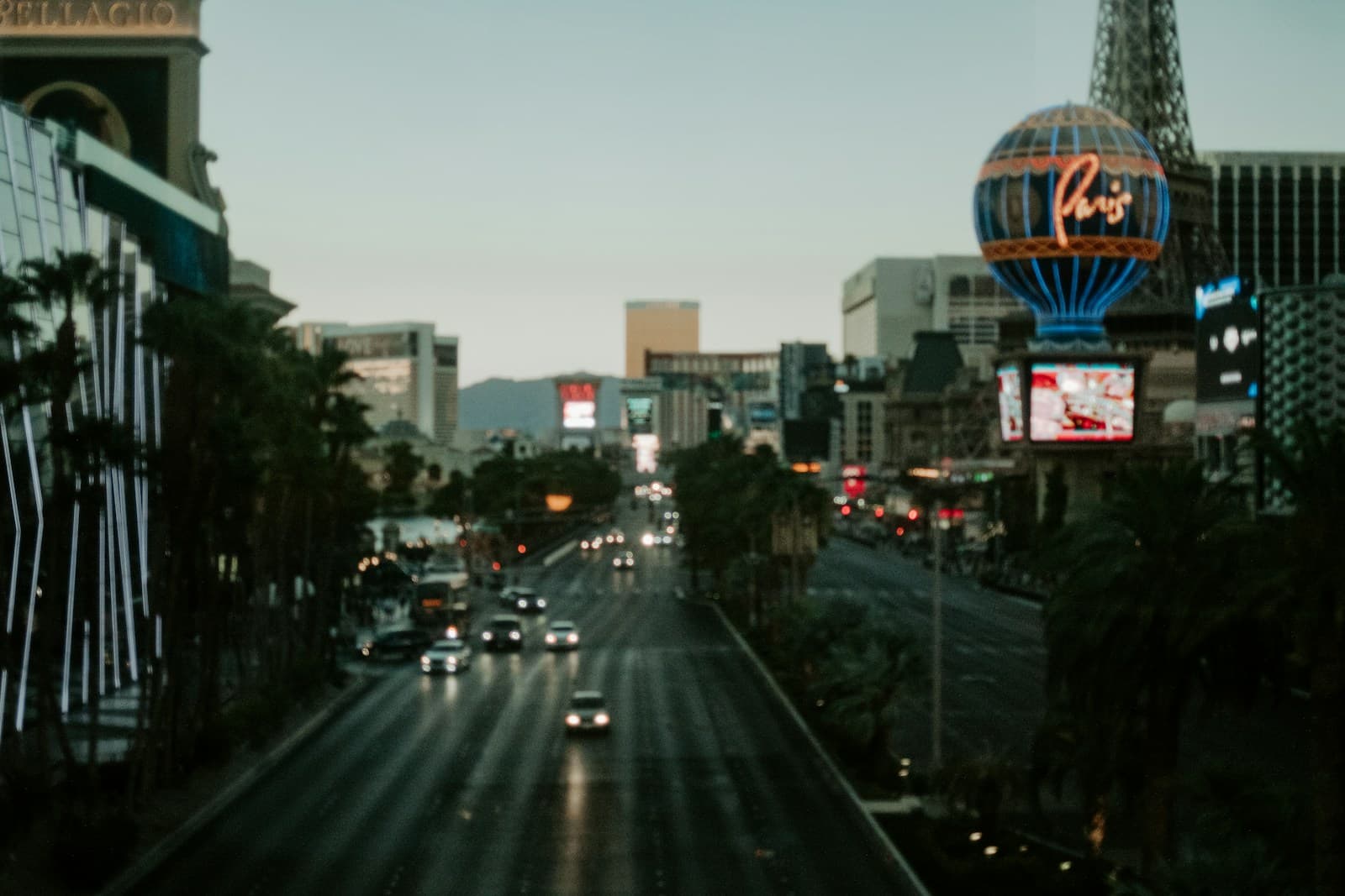 Nevada cityscape and street view