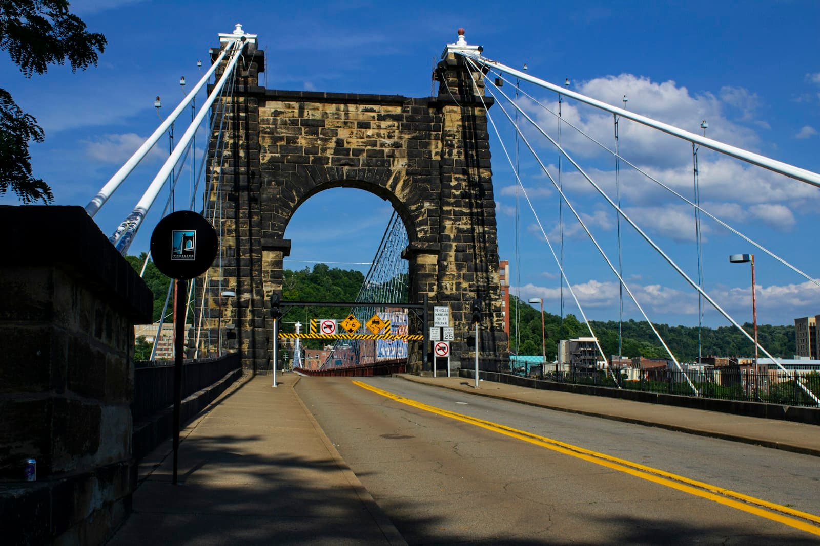 West Virginia cityscape and street view