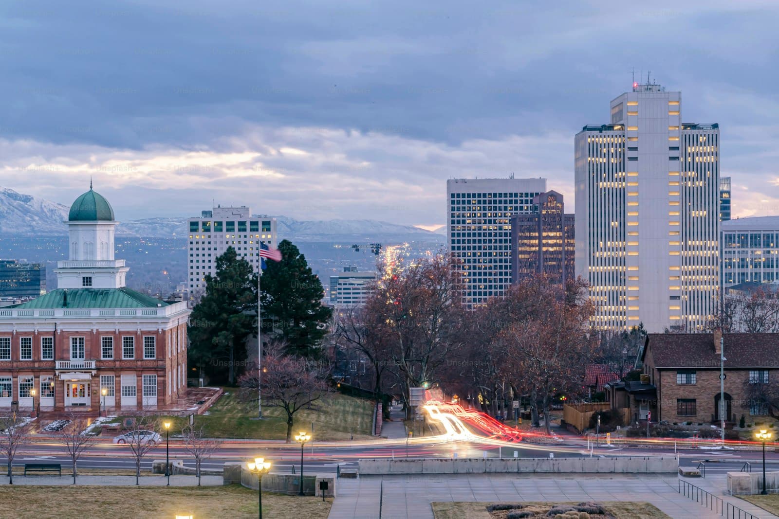 Utah cityscape and street view